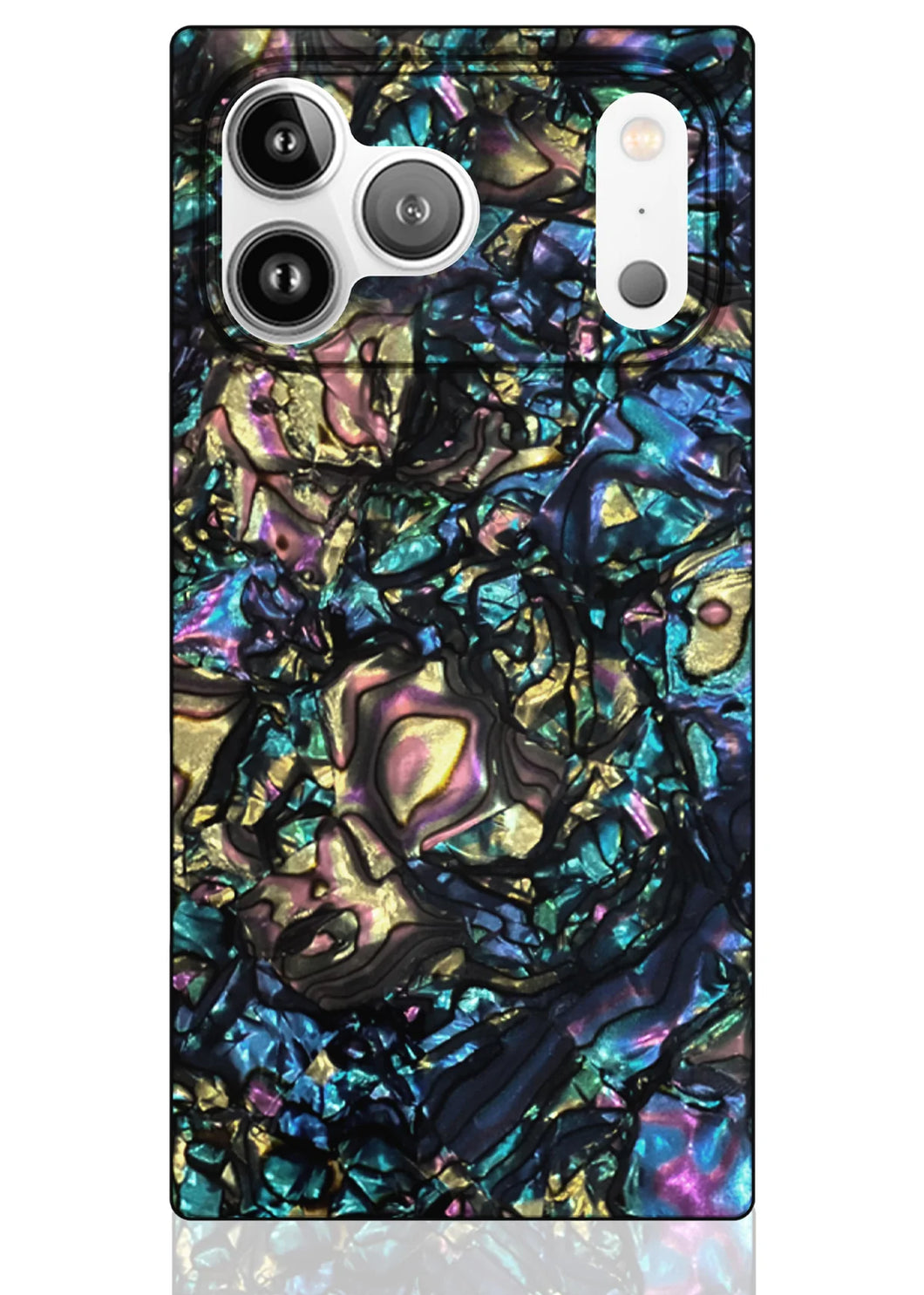 Flaunt iPhone 17 Pro Max SQUARE MagSafe Case - Faux Abalone Shell