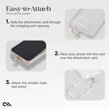 Load image into Gallery viewer, Case-Mate Phone Charm - Linked Chain Silver Pearl
