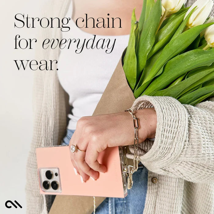 Case-Mate Phone Charm - Linked Chain Gold