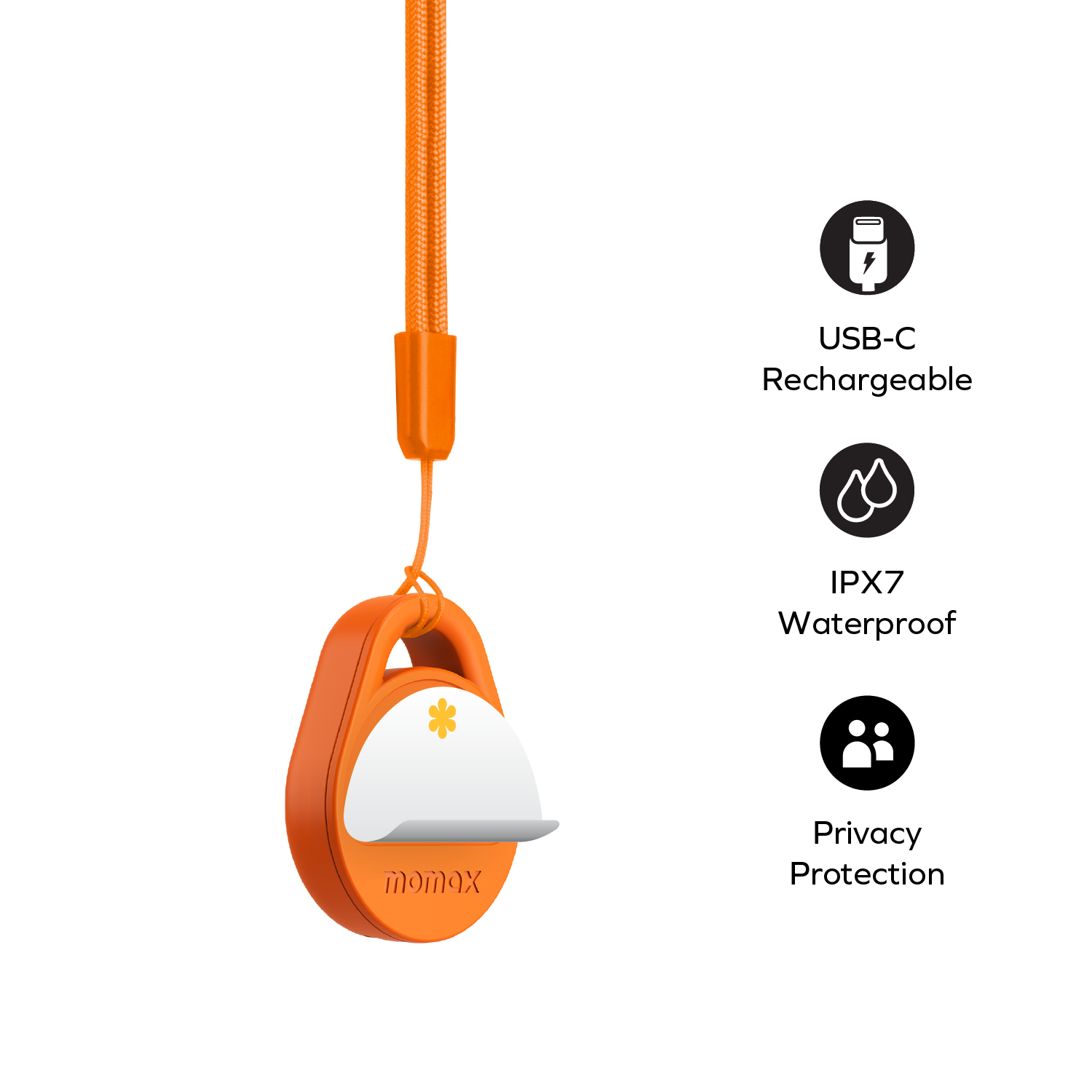 Momax BR20 Pinpop2 X Rechargeable USB-C Find My Locator