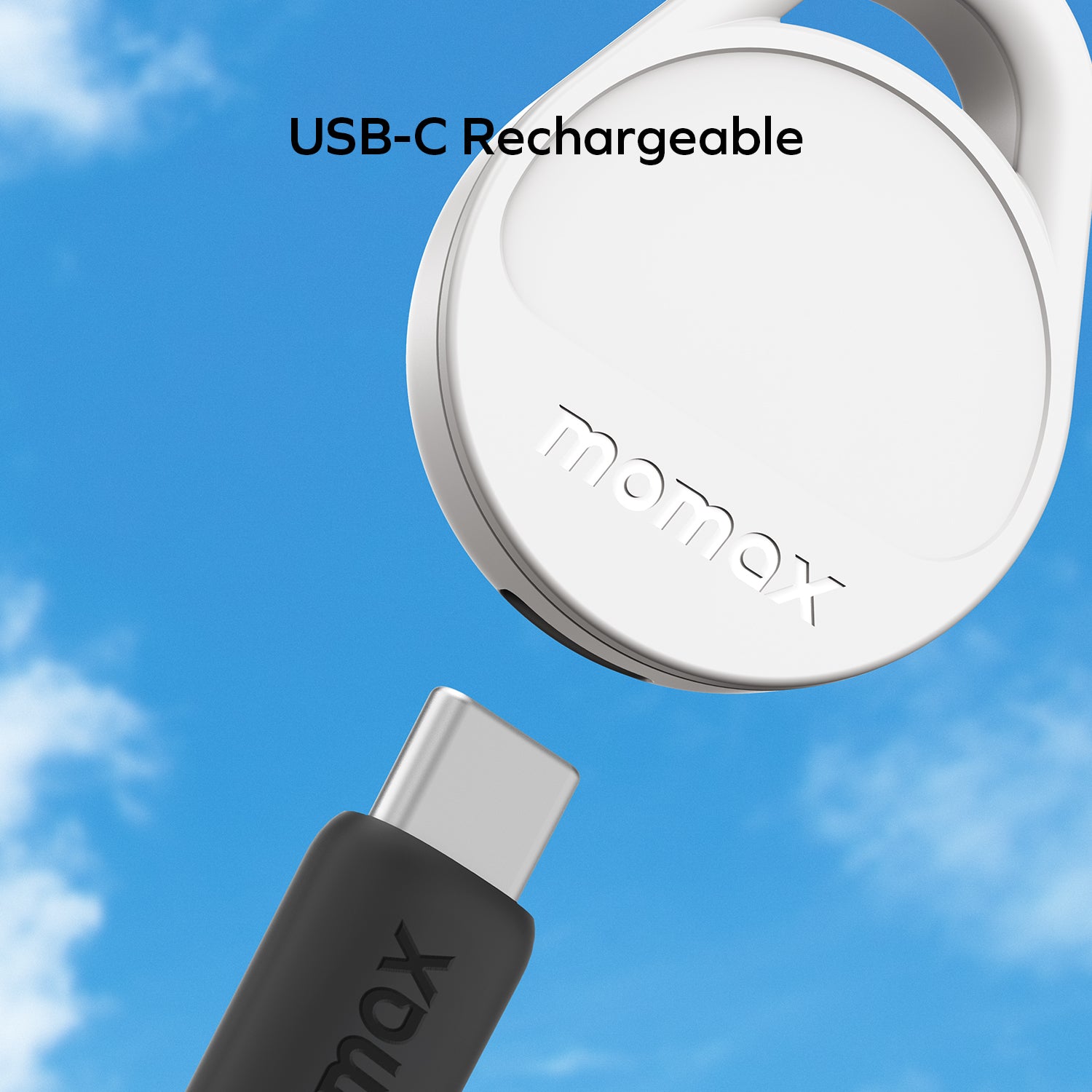 Momax BR20 Pinpop2 X Rechargeable USB-C Find My Locator