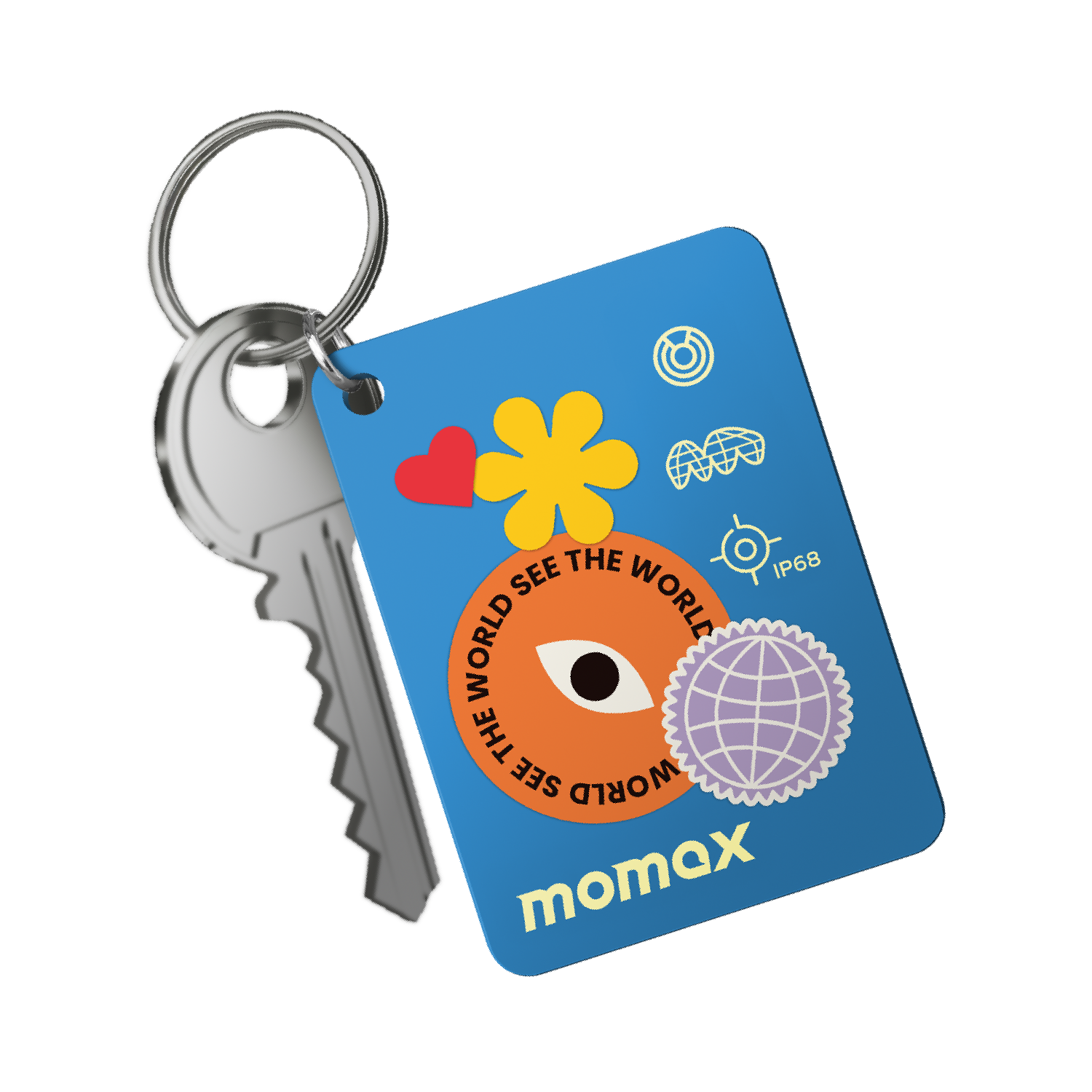 Momax BR22 Pincard2 X Mini works with Apple Find My/Find Hub