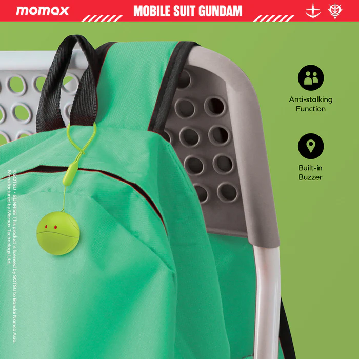 [Mobile Suit Gundam - Limited Edition] Momax BR7 Pinpop Find My Locator - Haro Green