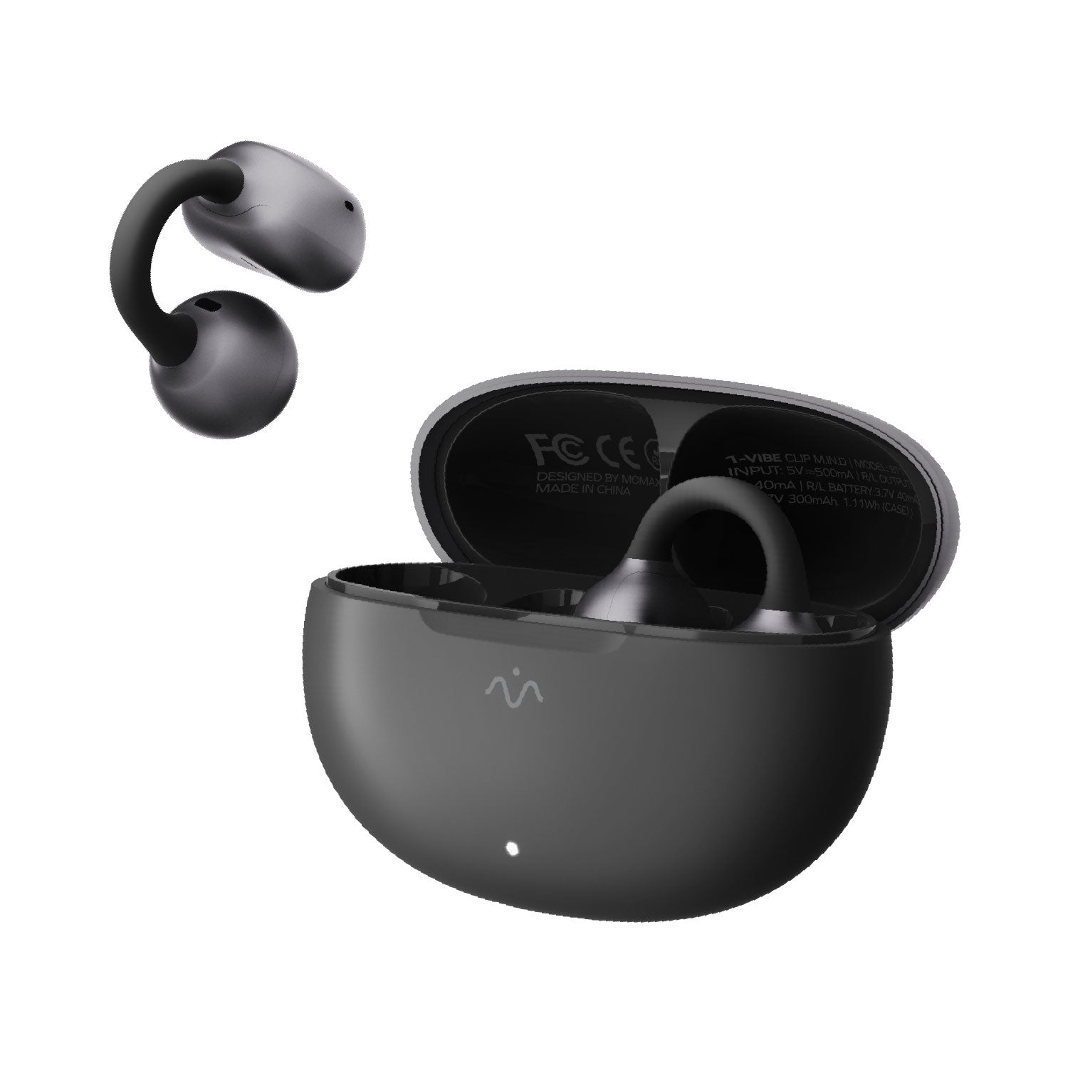 Momax BT15 1-VIBE CLIP M.IN.D True Wireless ENC Intelligent Clip-on Earbuds
