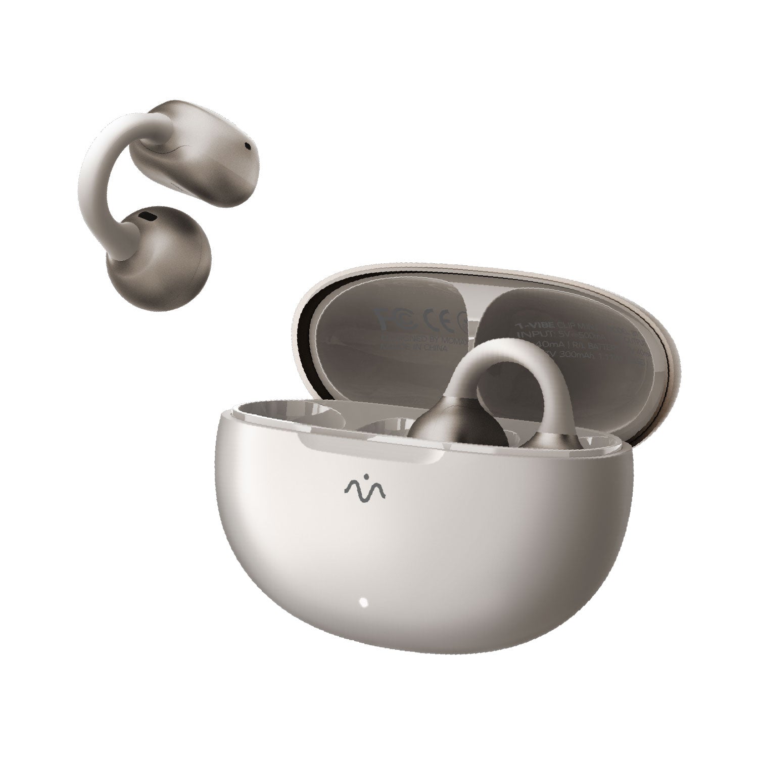 Momax BT15 1-VIBE CLIP M.IN.D True Wireless ENC Intelligent Clip-on Earbuds