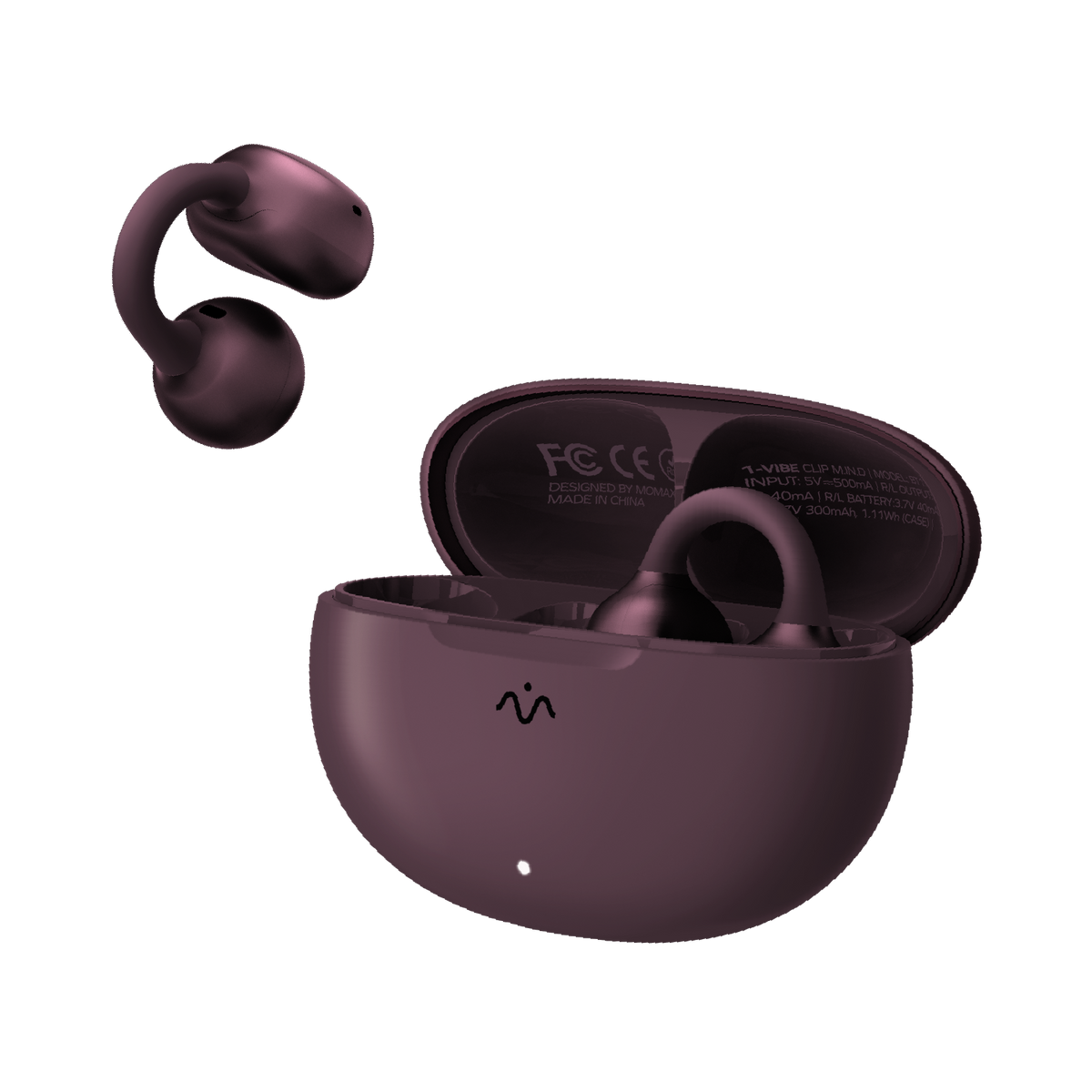 Momax BT15 1-VIBE CLIP M.IN.D True Wireless ENC Intelligent Clip-on Earbuds