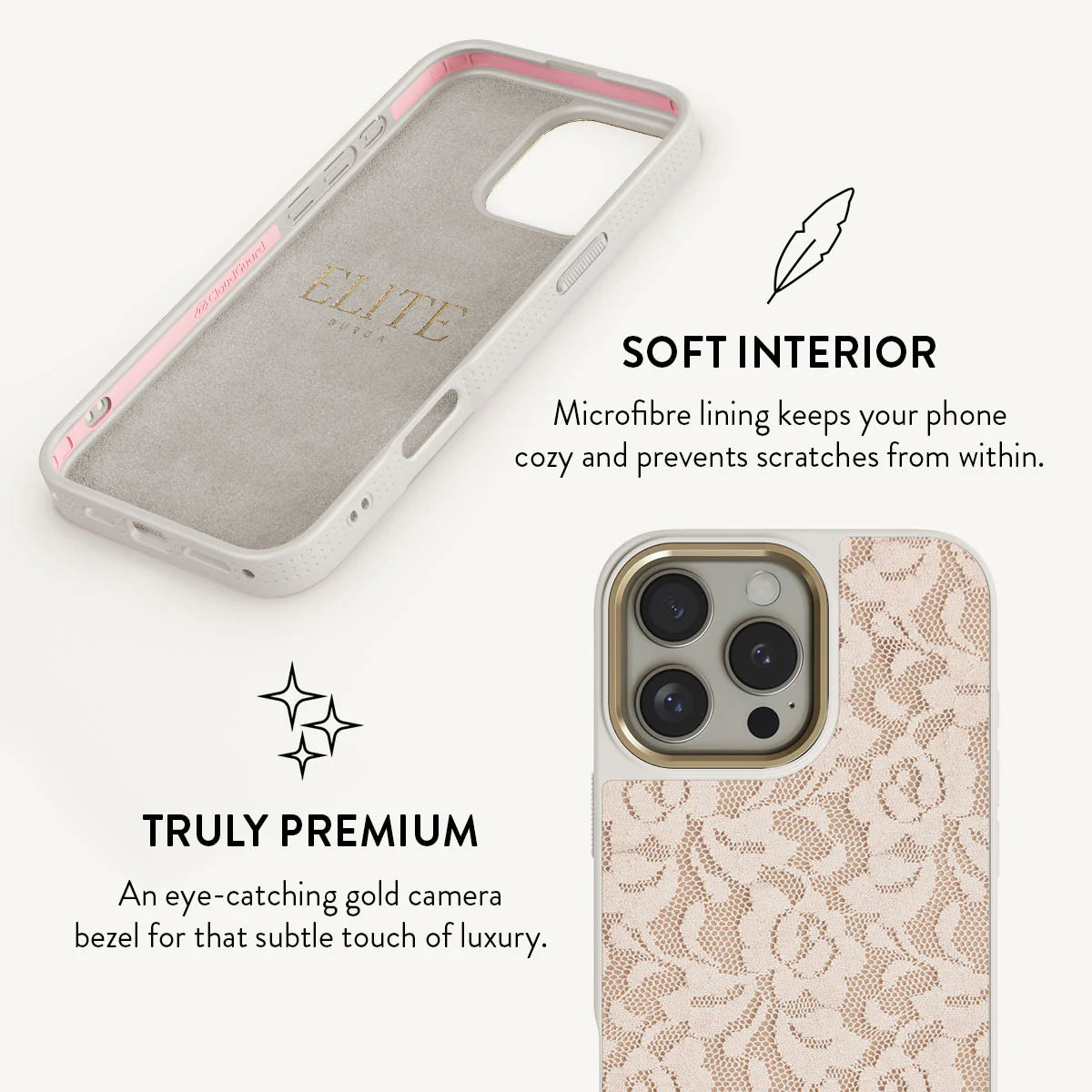 BURGA iPhone 16 Pro Gone Country Elite Light Gold Tough MagSafe Case