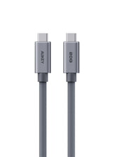Load image into Gallery viewer, Aukey CB-DCC321 Circlet Mix 20G 2m USB4 GEN2 20Gbps USB-C to USB-C Cable
