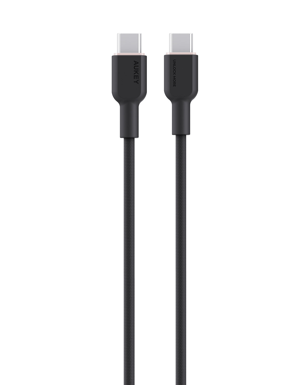 AUKEY CB-DCC67 60W Circlet CC Fast Charging Fast Data Transfer USB-C to USB-C 1m DTY Braided Cable