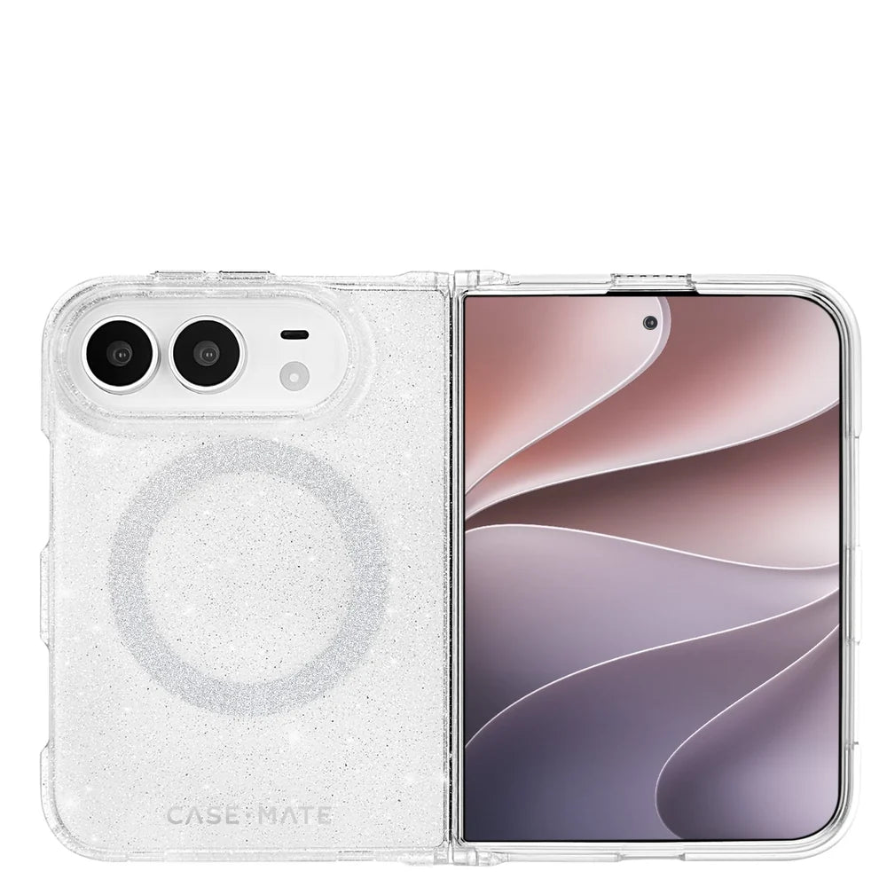 Case-Mate iPhone Duo Twinkle MagSafe Case - Twilight Silver