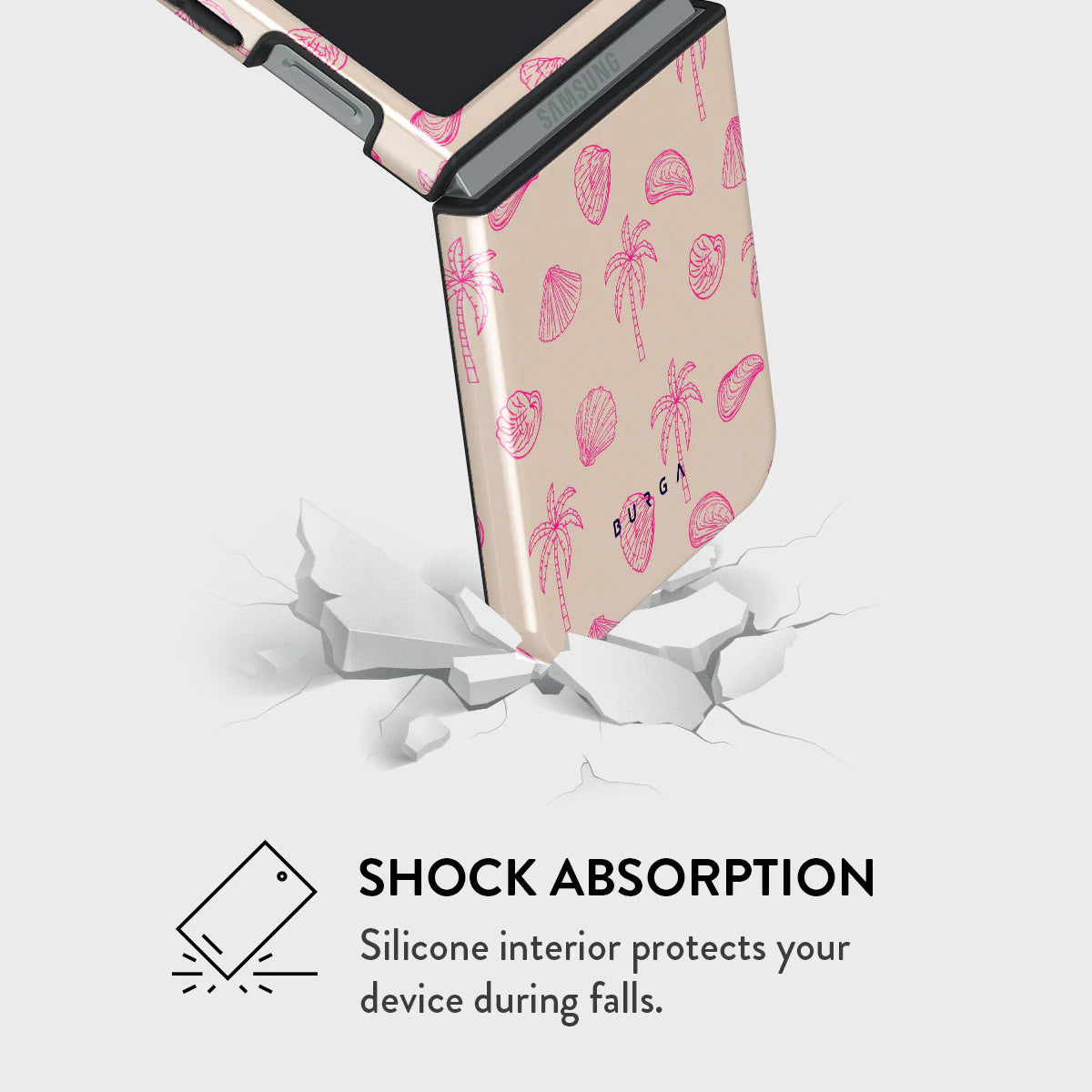 BURGA Samsung Galaxy Z Flip 6 Beach Please Tough Case