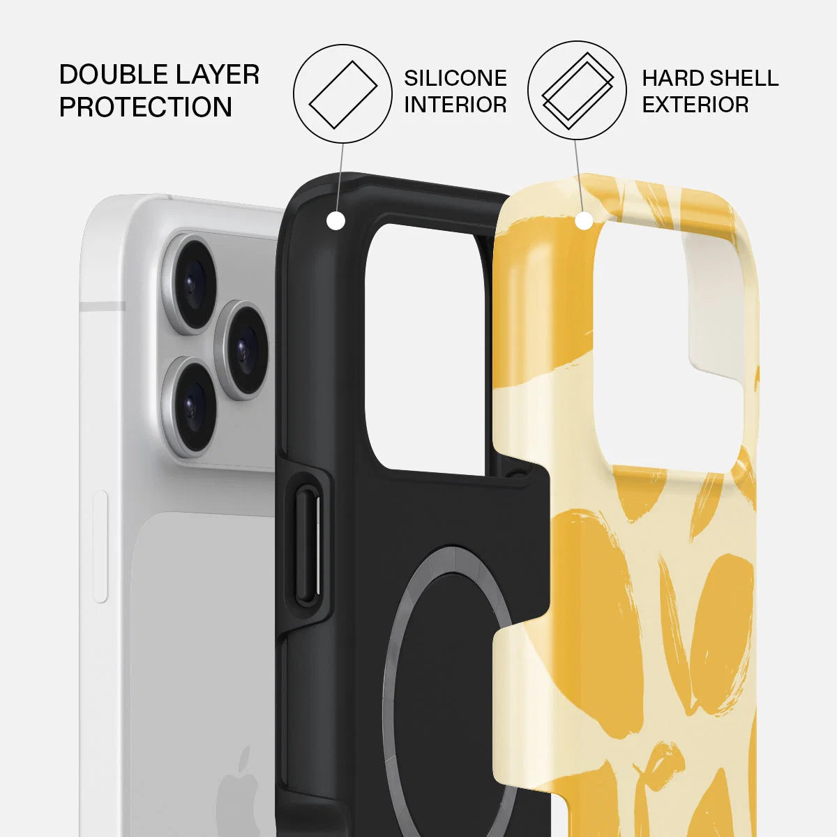 BURGA iPhone 18 / 17 Series Lemon Tart Tough MagSafe Case