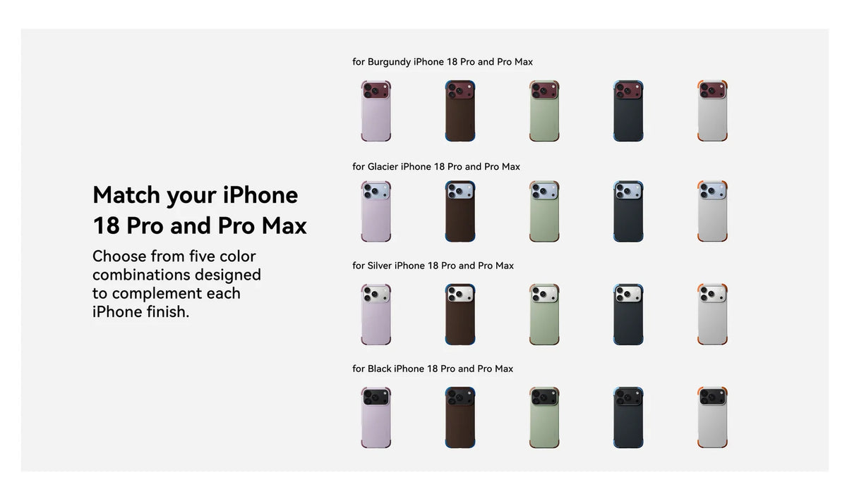 Moft Frame Case MOVAS™ MagSafe Compatible for iPhone 18 Pro / 18 Pro Max / 17 Pro / 17 Pro Max