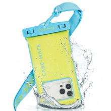 Load image into Gallery viewer, Case-Mate Waterproof Floating Phone Pouch - Citrus Splash Lime/Blue
