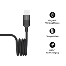 Load image into Gallery viewer, Momax DA57D USB-A to USB-C Magnetic Cable 66W (1m)
