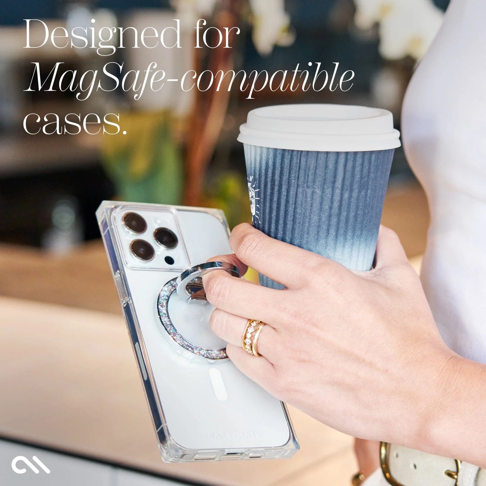 Case-Mate Magnetic Ring Stand with MagSafe - Twinkle Disco