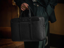 Load image into Gallery viewer, Grams(28) 177 Dual Briefcase - Pebbled Black
