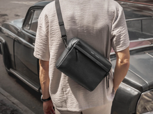 Load image into Gallery viewer, Grams(28) 154 City Pack Leather Sling Bag
