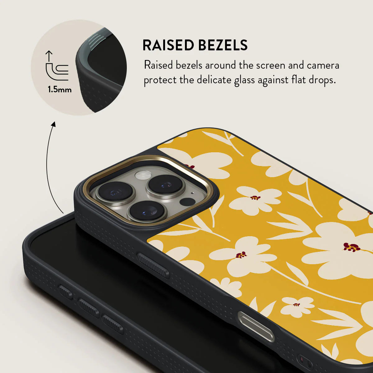 BURGA iPhone 16 Pro Max / 16 Pro Sunday Market Elite Gold Tough MagSafe Case