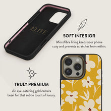 Load image into Gallery viewer, BURGA iPhone 16 Pro Max / 16 Pro Sunday Market Elite Gold Tough MagSafe Case
