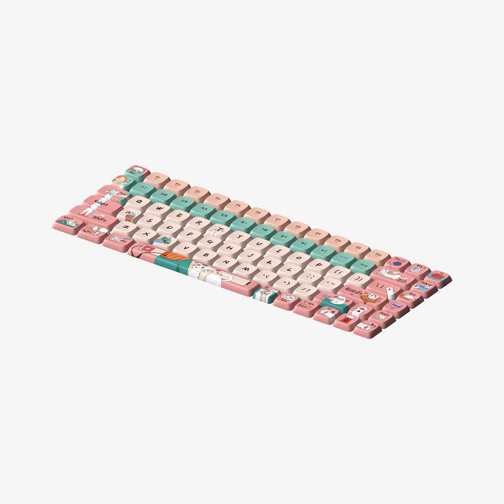Lofree ON105 Flow Low-Profile Keycaps Set 84/100-Key - Dear Kitty