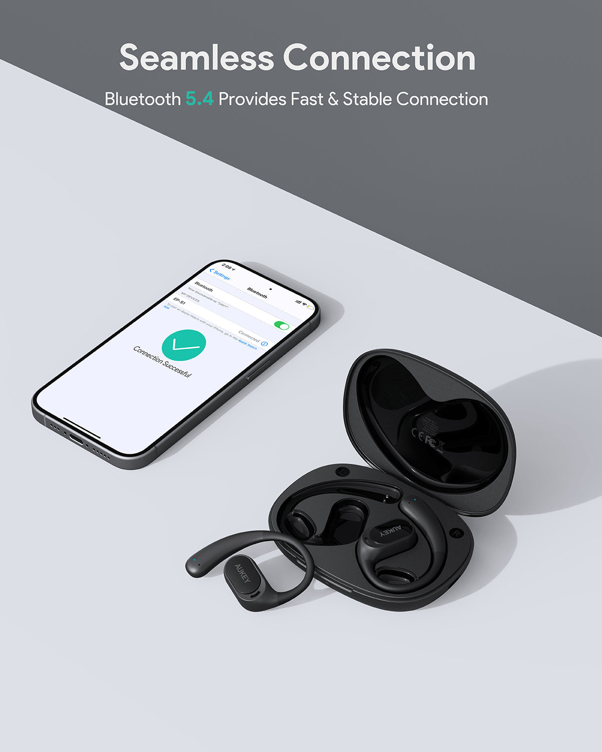 AUKEY EP-S1 Open Ear True Wireless Earbuds Bluetooth TWS Sports Earbuds