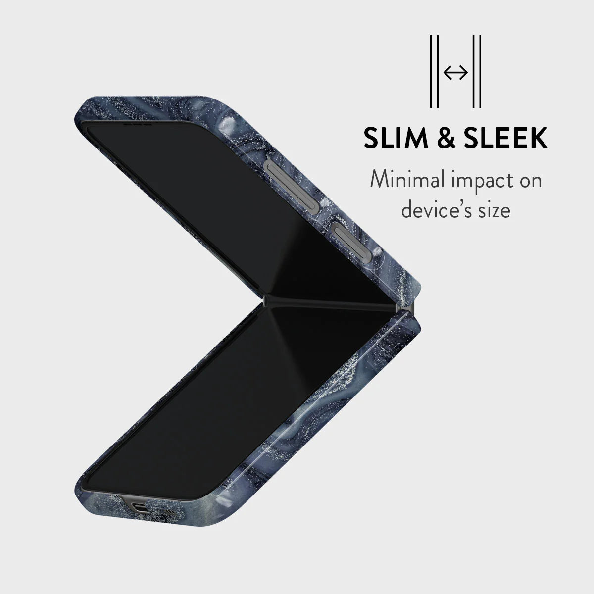 BURGA Samsung Galaxy Z Flip 5 Navy Trench Snap Case