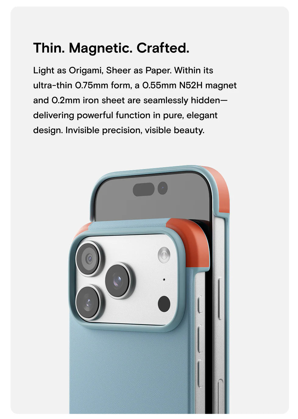 Moft Frame Case MOVAS™ MagSafe Compatible for iPhone 17 Pro / 17 Pro Max