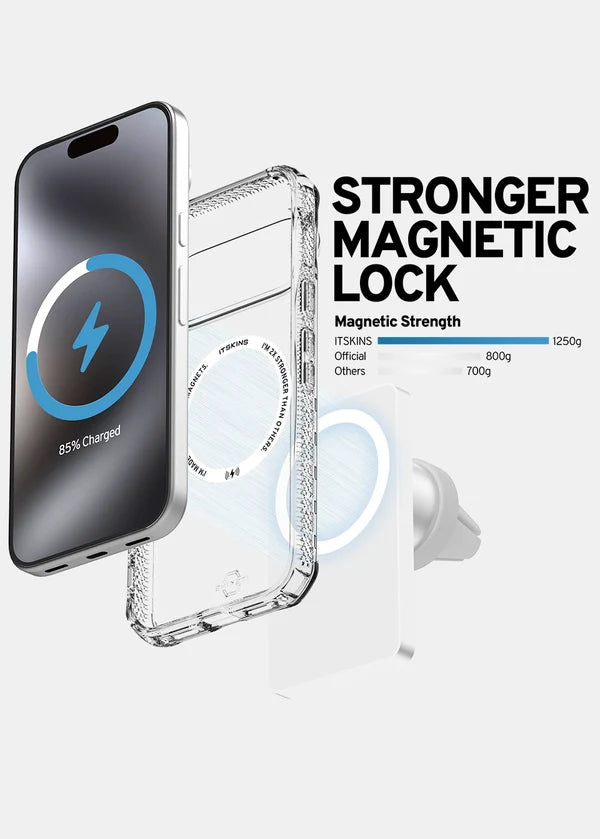 ITSKINS Google Pixel 11 Pro XL Hybrid R Clear (MagSafe Compatible) - Transparent