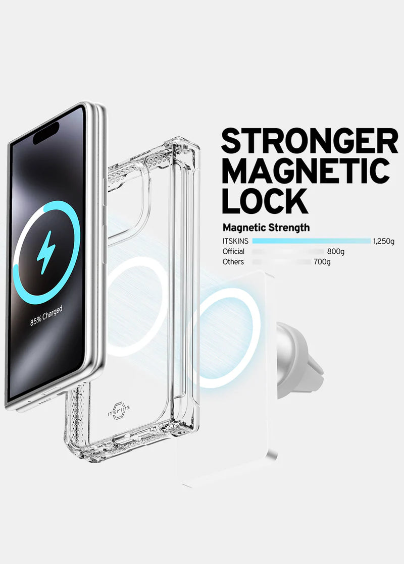 ITSKINS Google Pixel 10 Pro Fold Hybrid R Clear Hinge (MagSafe Compatible) - Transparent