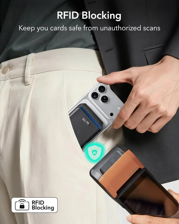 ESR Magnetic Geo Wallet with stand | works with Apple Find My