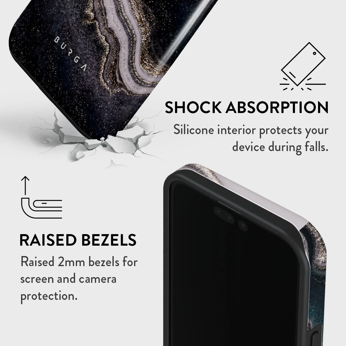 BURGA iPhone 16 Magic Night Tough MagSafe Case