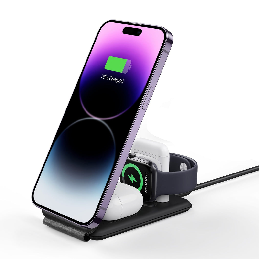 ESR HaloLock 3-in-1 Travel Wireless Charging Set