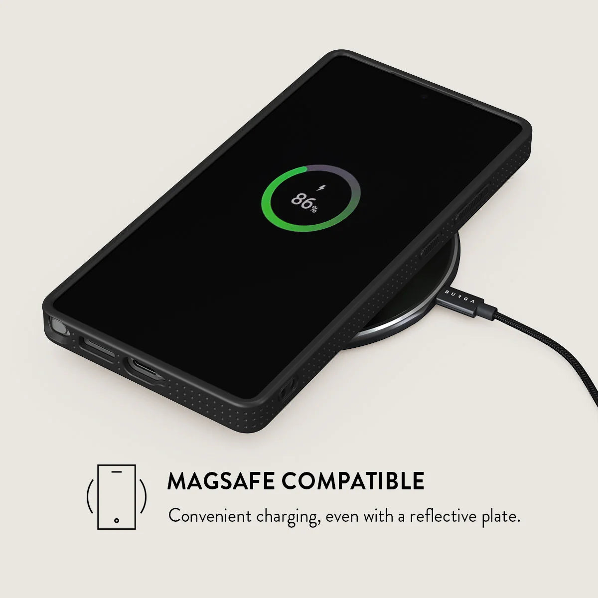 BURGA Samsung Galaxy S25 Ultra Looking Glass Elite Mirror Gold Tough MagSafe Case