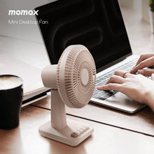 Load image into Gallery viewer, Momax IF20 1°Pod Mini Desktop Wireless Fan
