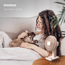 Load image into Gallery viewer, Momax IF20 1°Pod Mini Desktop Wireless Fan
