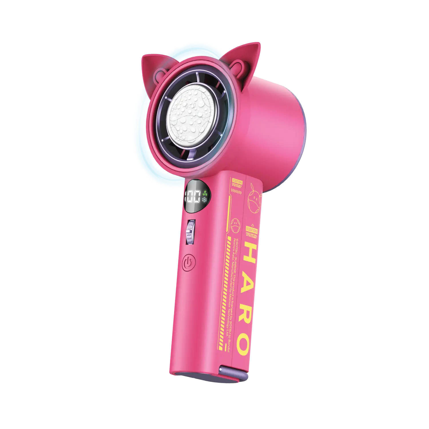 [Mobile Suit Gundam - Limited Edition] Momax IF18 1°Go Portable Icy Cooling Fan - Gundam Haro Pink