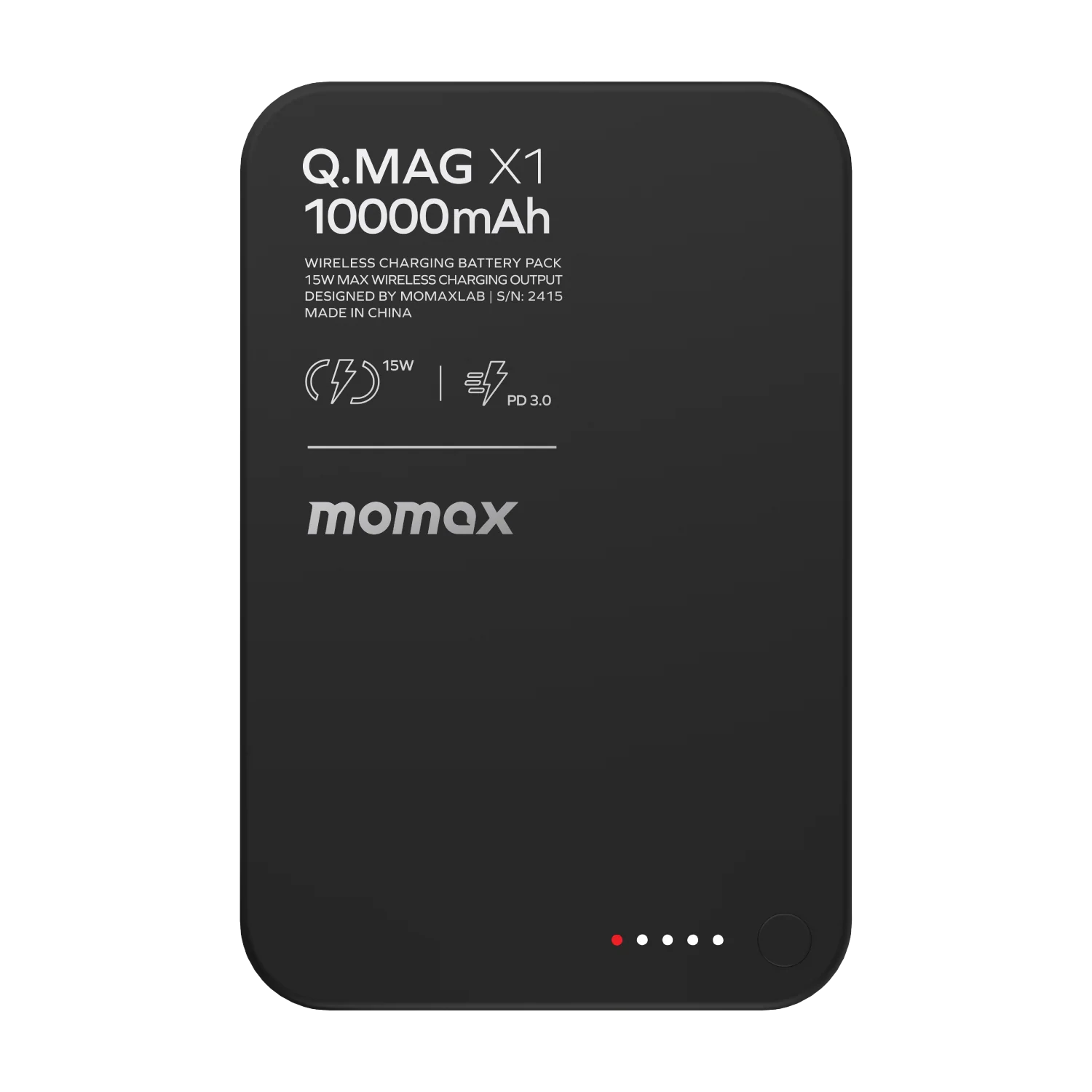 [CCC Certified] Momax [IP136Q2] Q.MAG X1 Qi2 Magnetic Wireless Powerbank 10,000mAh