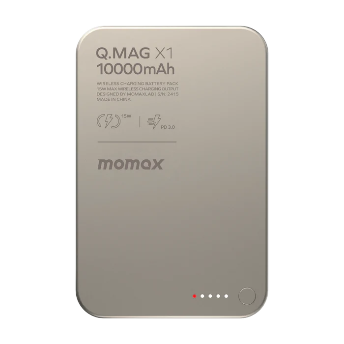 [CCC Certified] Momax [IP136Q2] Q.MAG X1 Qi2 Magnetic Wireless Powerbank 10,000mAh