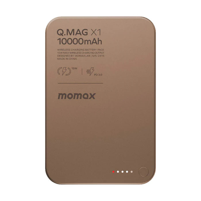 [CCC Certified] Momax [IP136Q2] Q.MAG X1 Qi2 Magnetic Wireless Powerbank 10,000mAh