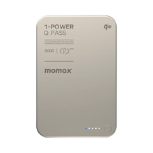 Load image into Gallery viewer, Momax IP129 1-Power Q.Pass 5000mAh Qi2 Magnetic Wireless Battery Pack

