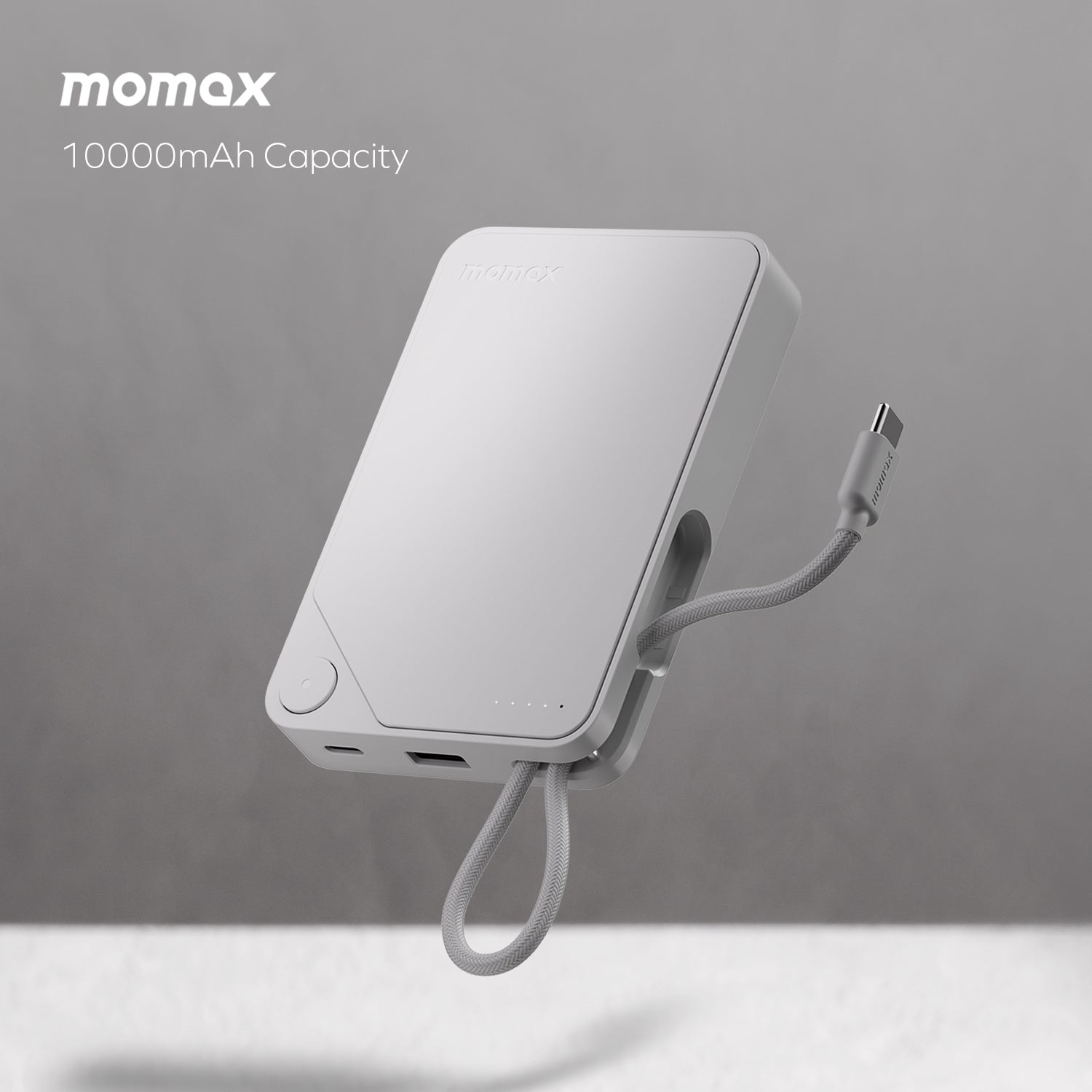 [CCC Certified] Momax IP152 1-Power X Powerbank 10000mAh with Built-in USB-C Cable