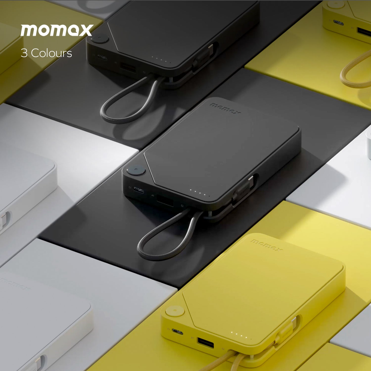 [CCC Certified] Momax IP152 1-Power X Powerbank 10000mAh with Built-in USB-C Cable