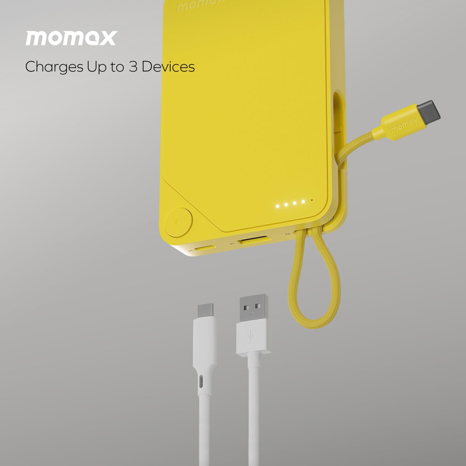 [CCC Certified] Momax IP152 1-Power X Powerbank 10000mAh with Built-in USB-C Cable