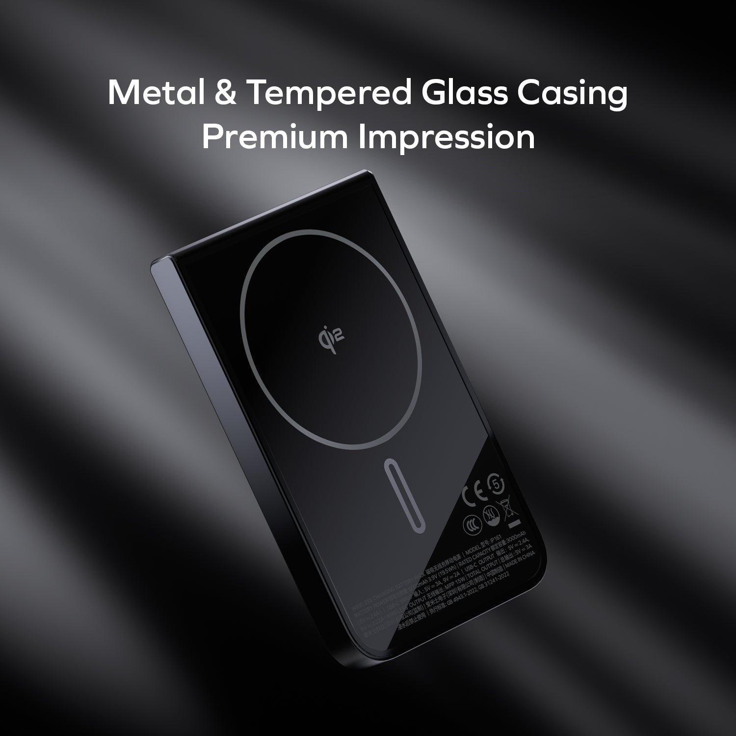 [CCC Certified] Momax IP161 Qi2 5000mAh Magnetic Wireless Powerbank | 8.6mm Ultra Slim