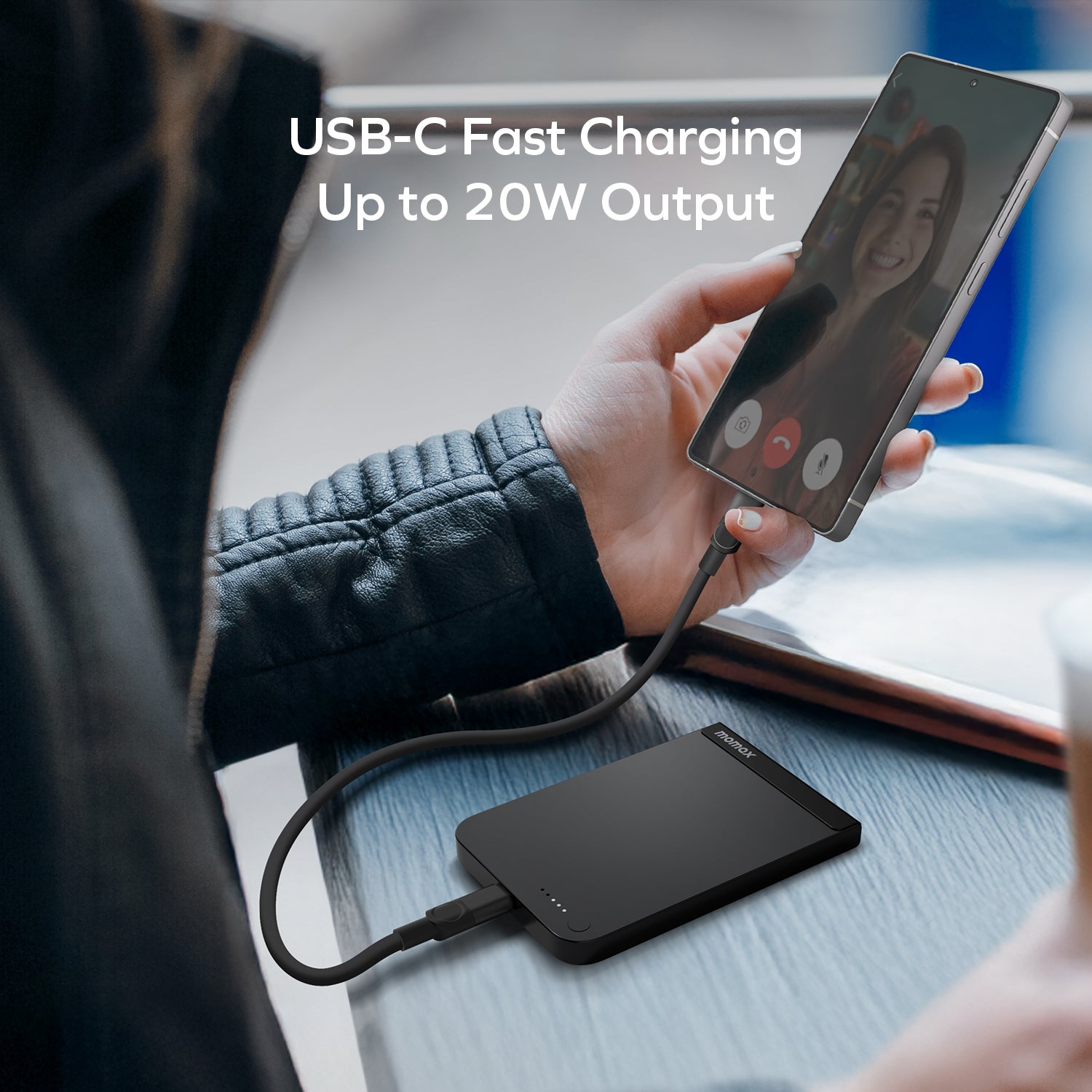 [CCC Certified] Momax IP161 Qi2 5000mAh Magnetic Wireless Powerbank | 8.6mm Ultra Slim