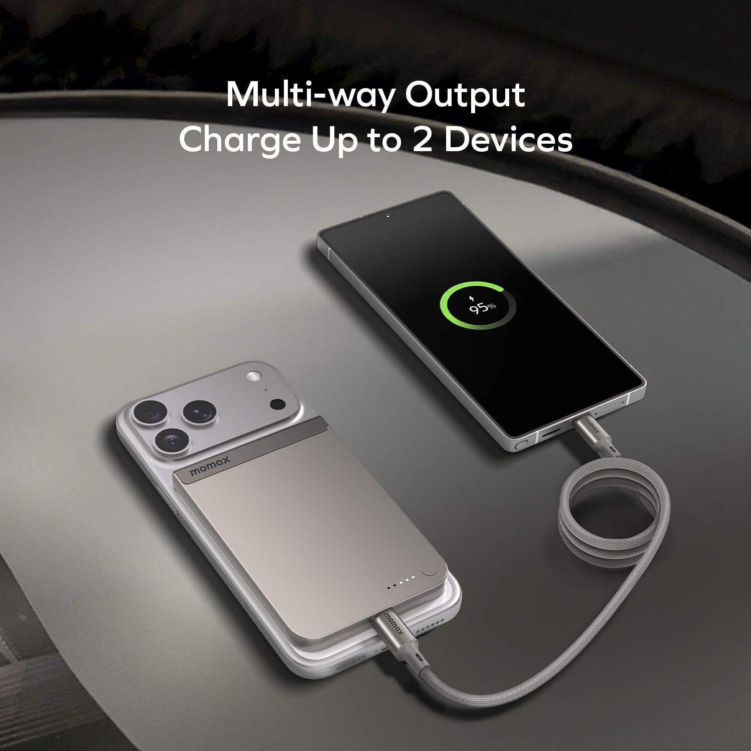 [CCC Certified] Momax IP161 Qi2 5000mAh Magnetic Wireless Powerbank | 8.6mm Ultra Slim