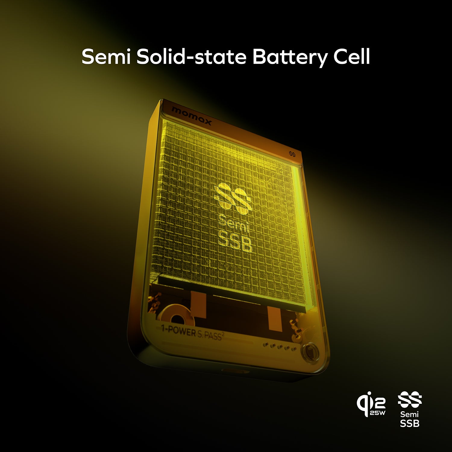 [CCC Certified] Momax [IP163Q22] 1-Power S.Pass² Qi2.2 Magnetic Wireless PowerBank 10,000mAh