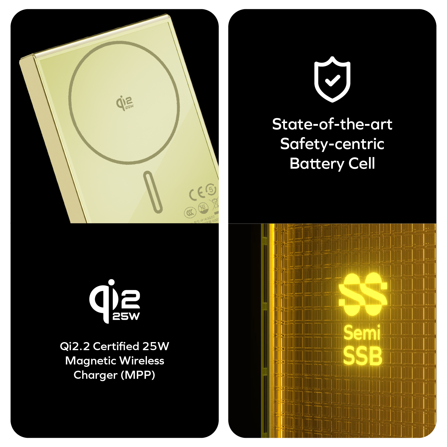 [CCC Certified] Momax [IP163Q22] 1-Power S.Pass² Qi2.2 Magnetic Wireless PowerBank 10,000mAh