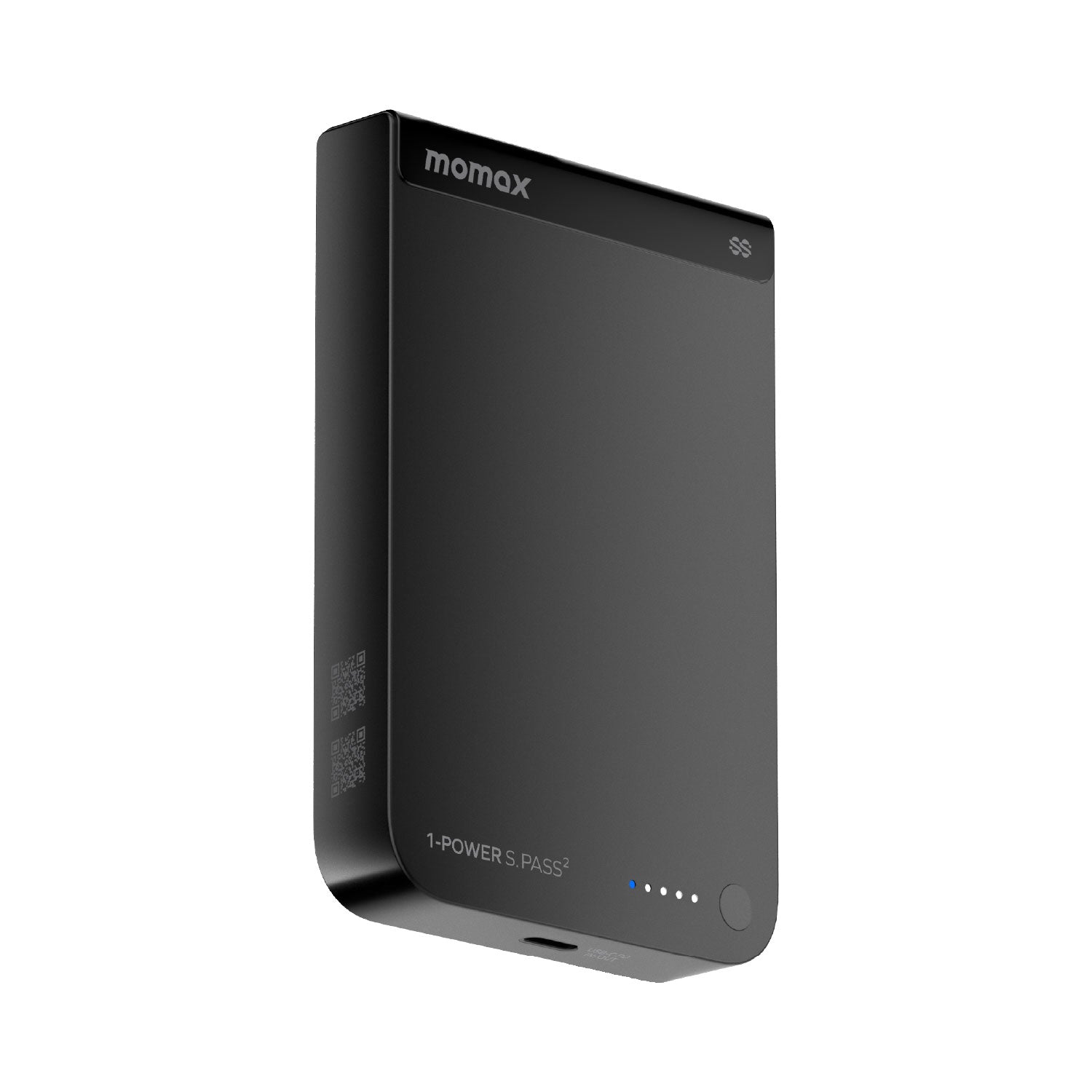[CCC Certified] Momax [IP163Q22] 1-Power S.Pass² Qi2.2 Magnetic Wireless PowerBank 10,000mAh
